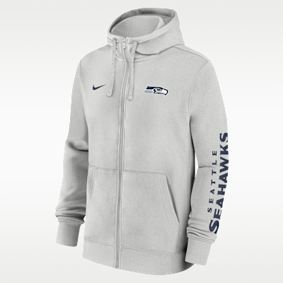 【NFL ウォームアップ】NIKE シーホークス サテンジャケット Seattle Seahawks Club Men's Nike NFL Full-Zip Hoodie. Nike.com